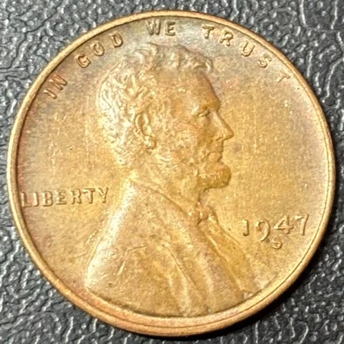 1947-S Lincoln Wheat Cent • Fine to Extra Fine • San Francisco Mint • Semi-Key