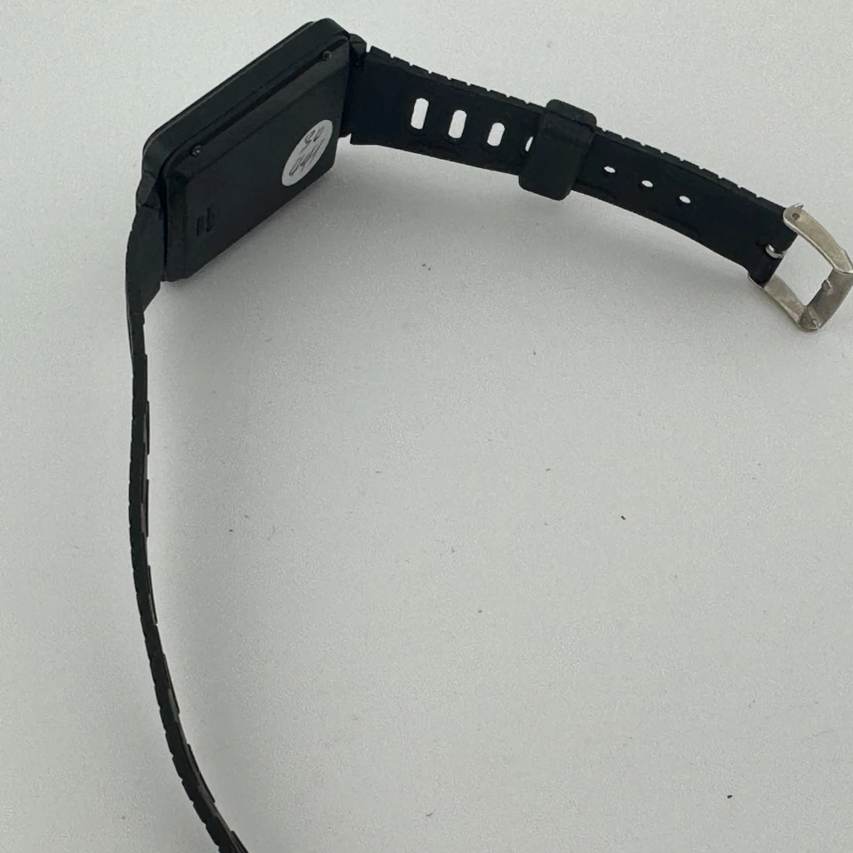 Reloj de Cuarzo Digital Futura Vintage Hombre Negro Cuadrado Calculadora Alarma Batería Nueva Foto 3 de 4