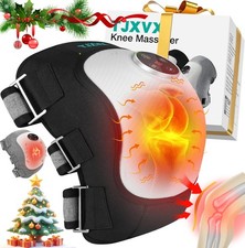 Electric Knee Massager with Heat,5000mAh Battery, Portable Cordless, Adjustable