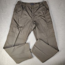 5.11 Tactical Series Pants Men's 38x34 Green/Gray Ripstop Cargo Multipockets