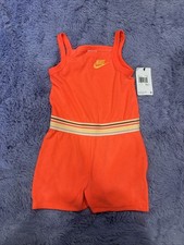 Nike Romper Girls Hot Punch Size 6x