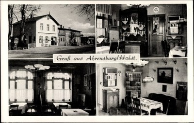 Ak Ahrensburg in Holstein, Gasthof In drei Lilien - 4729329