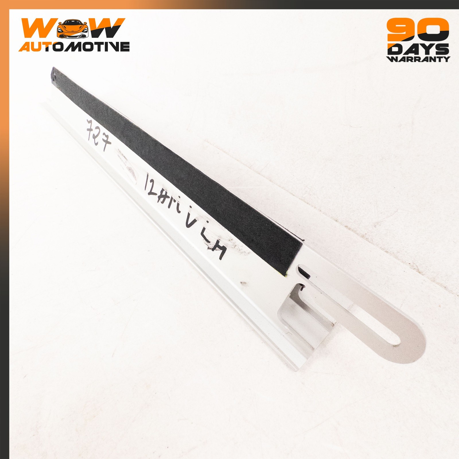 06-16 ASTON MARTIN V8 S VANTAGE LEFT CABIN FINISHER SILVER TRIM PANEL OEM