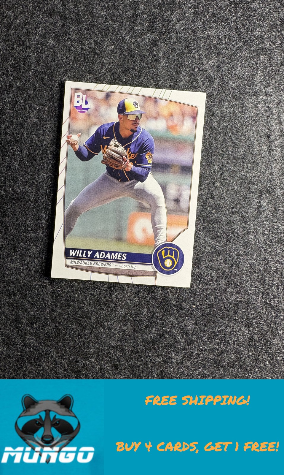 2023 Topps Big League #52 Willy Adames Milwaukee Brewers