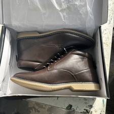 London Fog Tyler Chukka Boots Men  s Size 10M Brown Memory Foam New in Box