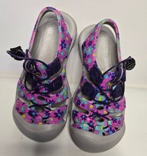 Youth Keen Seacamp II CNX Waterproof Lightweight Sandals Purple Floral Size 1
