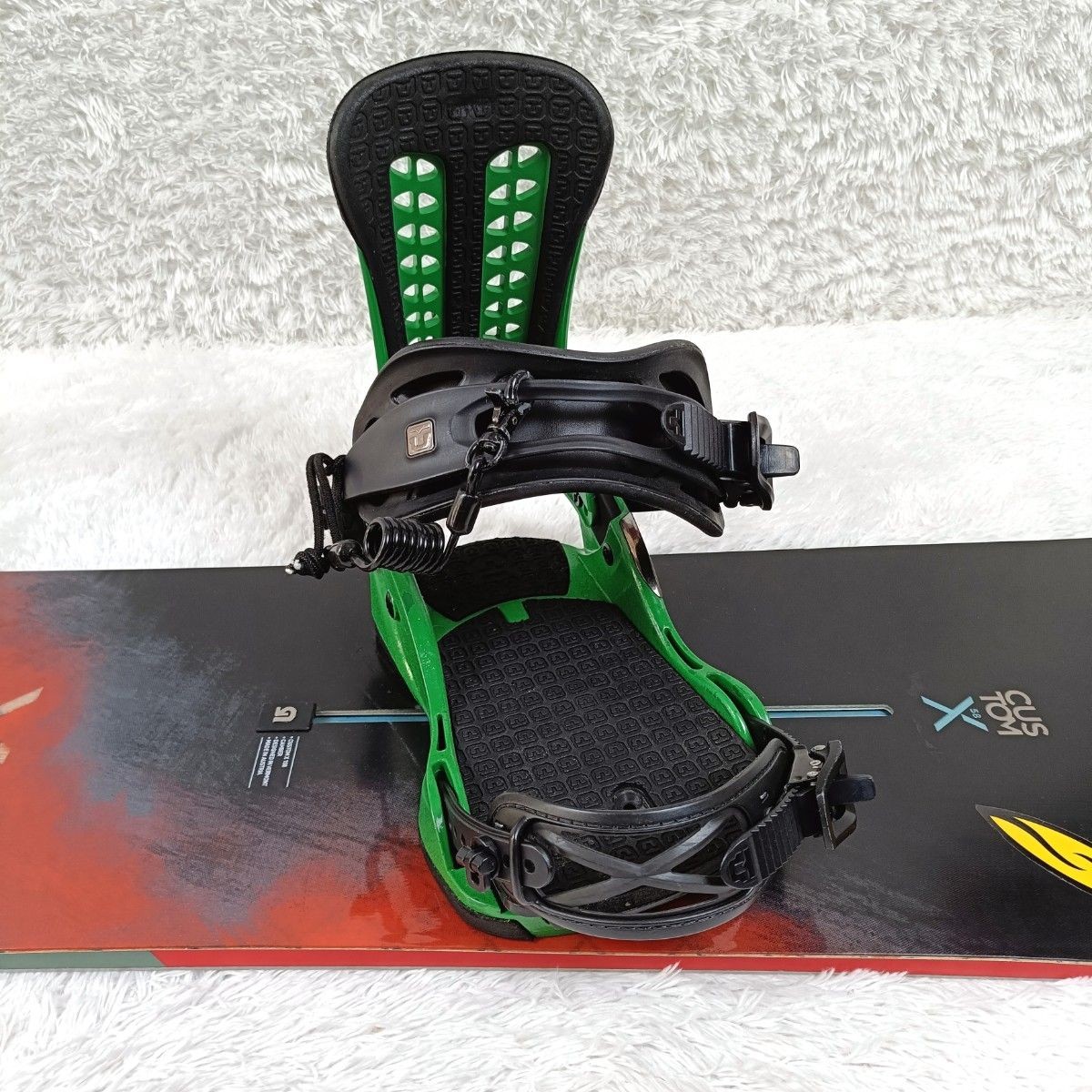 Snowboard binding set BURTON CUSTOM X 158 CAMBER UNION superforce