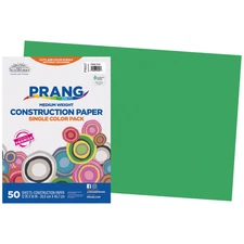 Prang Holiday Green Construction Paper 12x18 Inches 50 Sheets Crafts School Use