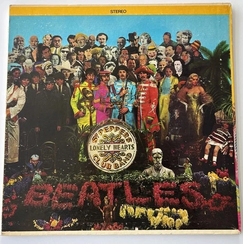 Beatles 4 Lp vinyl lot  - Sgt Pepper, Mag Myst Tour, Let It Be, Meet the Beatles