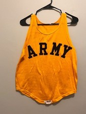 Vintage 60s Durene Army Gold Stiched Jersey Great Condition S/M