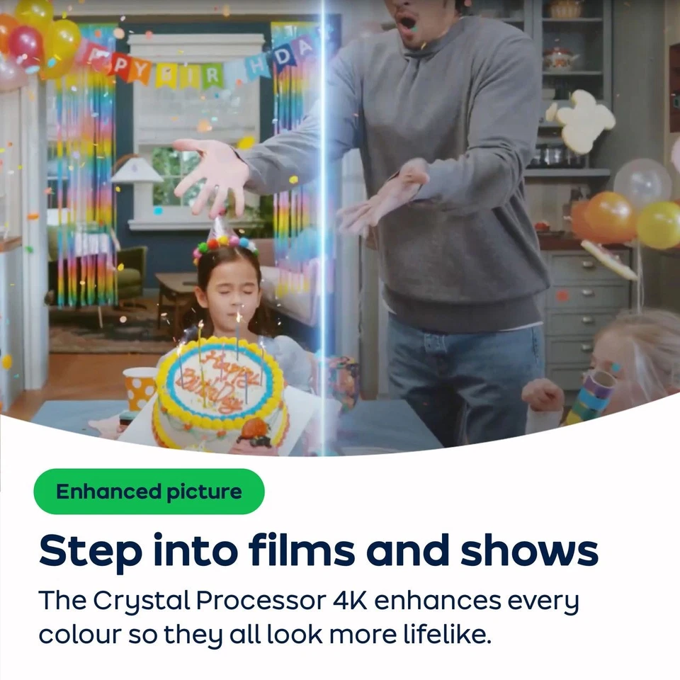 Samsung UE50U7000F 50 Inch LED 4K Ultra HD Smart TV Bluetooth WiFi - Image 3 of 4