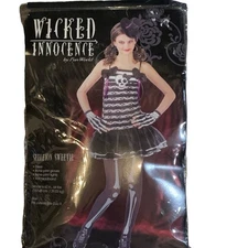 Teen Wicked Innocence Skeleton Sweetie Halloween Costume Juniors 0-9