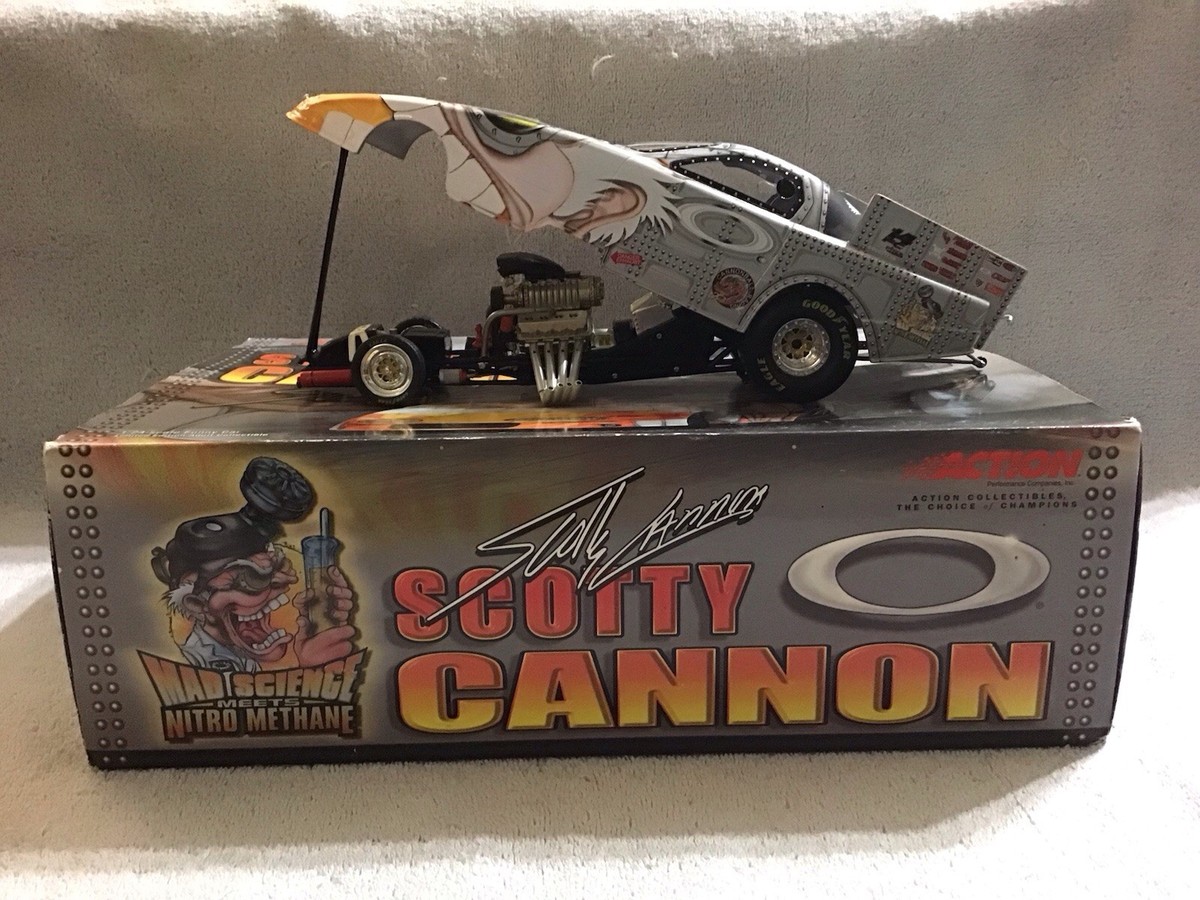 2000 Action SCOTTY CANNON Oakley / Mad Science NHRA Funny Car 1/24