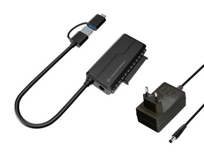 Conceptronic ABBY21B CONCEPTRONIC Adapter USB-C -> SATA Adapter  2.5/3.5'' schwar