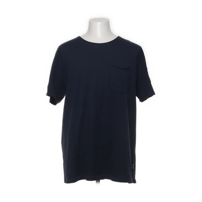 Lindbergh White, T-shirt, Größe: XXL, Blau, Baumwolle, Einfarbig, Herren #e9k