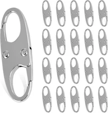 Phinus Lock Combo, Total 21PCS Clips Anti-Theft, S Shaped Zipper Locks,