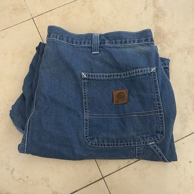 Carhartt  Jeans ?42x32? Blue Denim Carpenter Distressed Fit