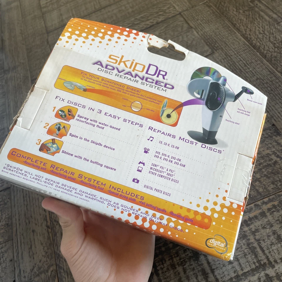 Sistema avanzado de reparación de discos SkipDr - Corregir CD rayados DVD Xbox PlayStation  Foto 3 de 3