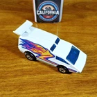 Hot Wheels Blue Card Spoiler Sport White BW Blackwall Malaysia 1982