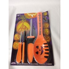 Fun World Pumpkin Pro Colossal Pumpkin Carving Kit 6 Stencils Halloween New