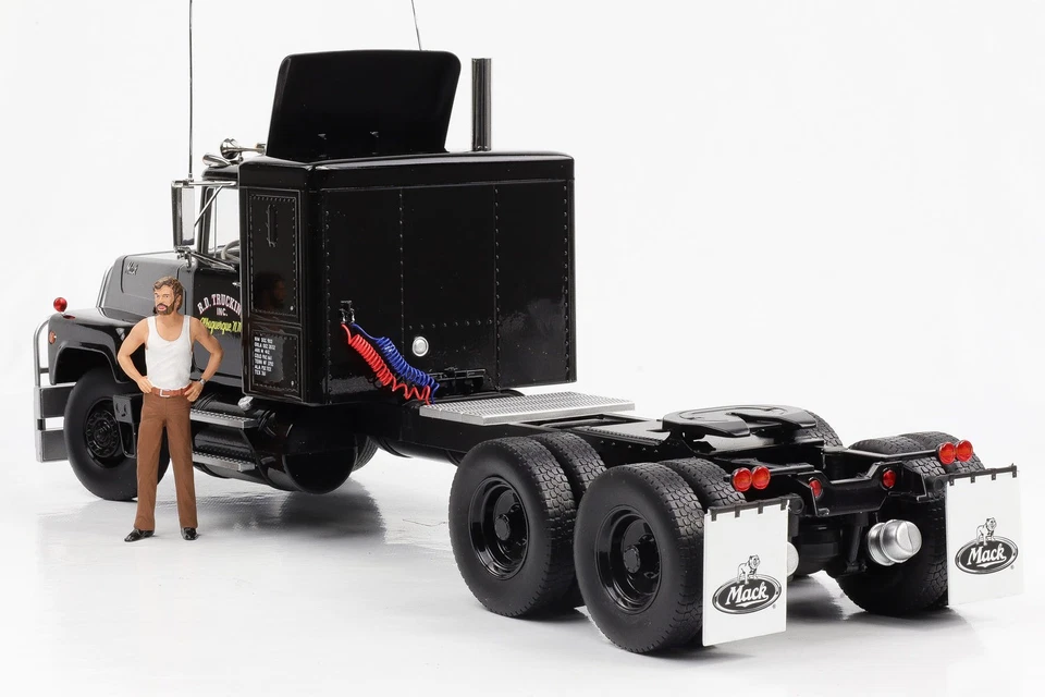 1:18 Mack RL 700L 1974 Come Film Convoy Camion Con Figura Road Kings - Immagine 4 di 4