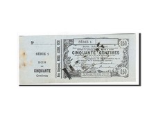 [#163122] Banknote, Pirot:59-1132, 50 Centimes, 1917, France, AU, Fourm, ies