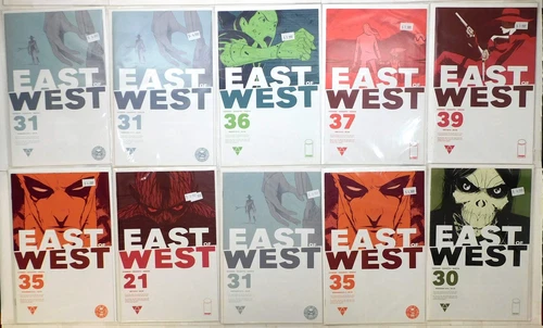 East West Lot 9 #21, 30, 31 x2, 35 x2, 36, 37, 39 2015 Image Comic Books