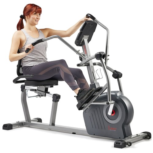 Sunny Health Fitness Elite Recumbent Cross Trainer Elliptical Machine…