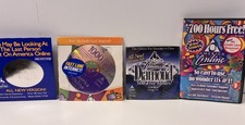 Lot of 4 Vintage AOL America Online Discs CD 2 Sealed And New Excellent Y2K