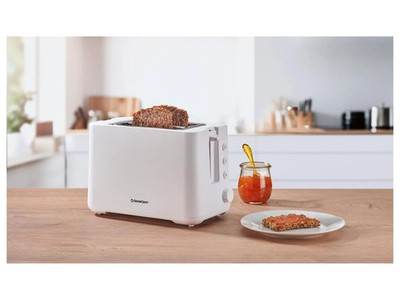 SILVERCREST  Doppelschlitz-Toaster »STK 870 D2« SCHWARZ / WEIß