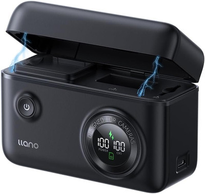 Llano 4-in-1 NP-FZ100 Akku Ladegerät & 10400Mah Powerbank - 20W USB-C Schnellladung