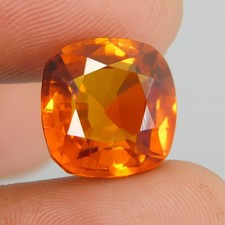 Zertifiziert 12,90CT Natürliche Mexikanische Feuer Strahlender Opal Schnitt B...