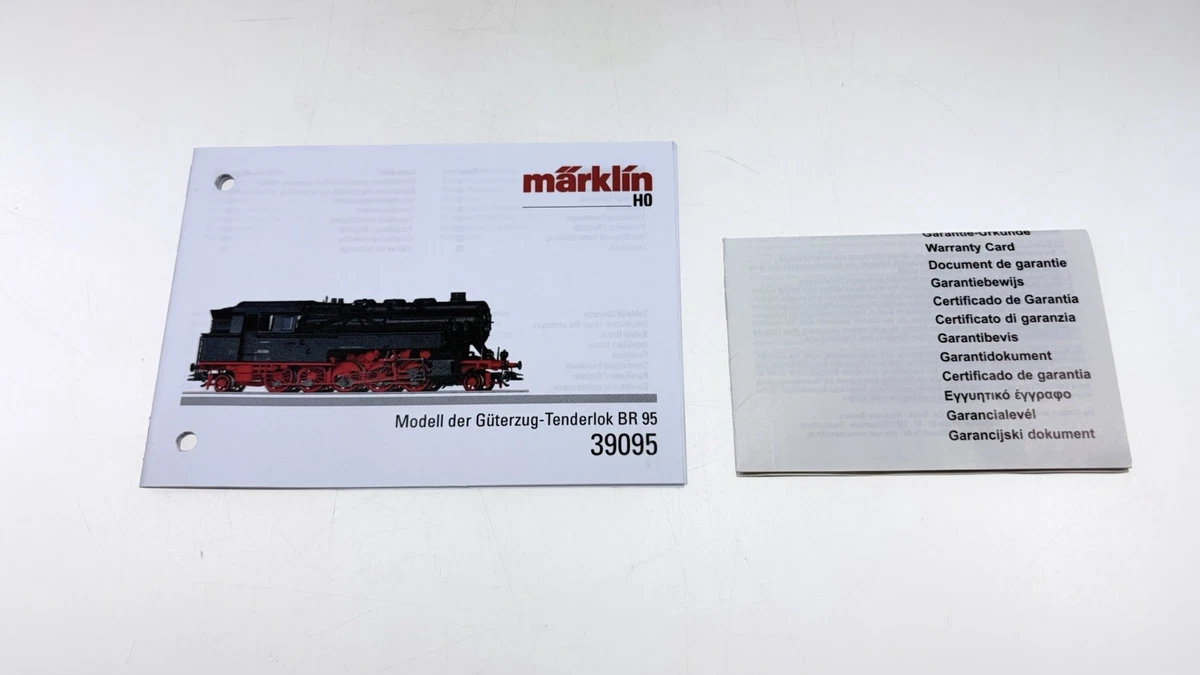 (ViG) Märklin H0 39095 Dampflok BR 95 006 DB [AC, digital, mfx, OVP]