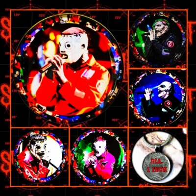 SLIPKNOT COREY TAYLOR KEYCHAINS LOT OF FIVE   GIFT & CONCERT GOODS