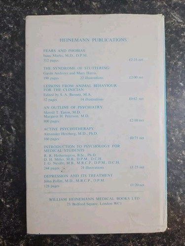 Clinical Anxiety - Malcolm Lader & Isaac Marks - UK printing - Picture 8 of 20