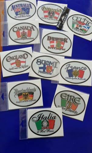 CAR STICKERS INTERNATIONAL FLAGS - Picture 11 of 171