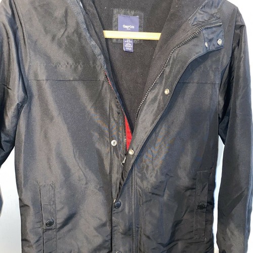 Gap Windbreaker Jacket Boys Size L Hooded Fleece Lined - Picture 4 of 5