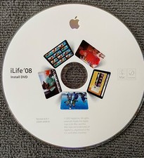 iLife '08 for Mac Version 8.0.1 Apple, Inc. 2007 NO BOX UNTESTED