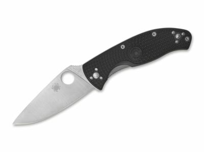 Spyderco Tenacious Lightweight Plain Taschenmesser 8Cr13MoV FRN Schwarz C122PBK