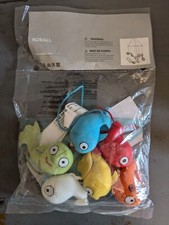 IKEA KORALL Crib Mobile Dr Suess Inspired Rainbow Fish Plush NEW