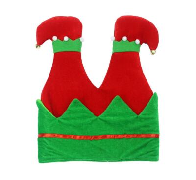 Weihnachtsmütze Elfenbein Erwachsene Kostüm Accessoire Neuheit Kappe festlich Weihnachtsfeier
