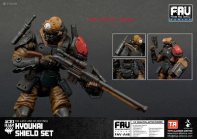 Perfect Acid Rain World 1/18 Fav-A48 Kyoukai Shield Set Action