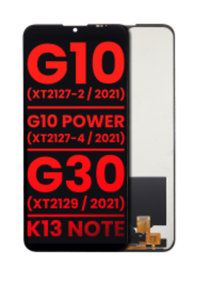 YHX-OU Display voor Motorola Moto G30 LCD Scherm Vervanging voor Moto G30 XT2129-2 LCD Display Digitizer Touch met Gereedschap(Zwart