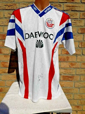 FC Hansa Rostock Trikot Erima 1996/97 Daewoo L XL Shirt ...