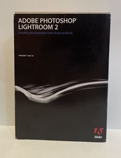 Adobe Photoshop Lightroom 2 DVD, 2008 1-Disc Retail Version Windows Mac w/ Key
