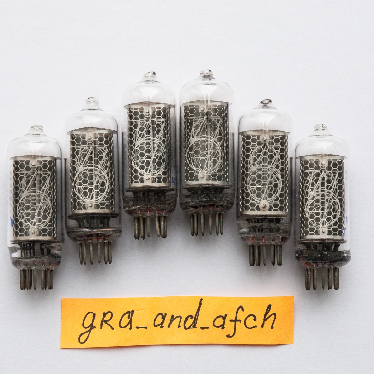 IN-8 NIXIE TUBES for NIXIE CLOCK, NEW & NOS, TESTED, Original