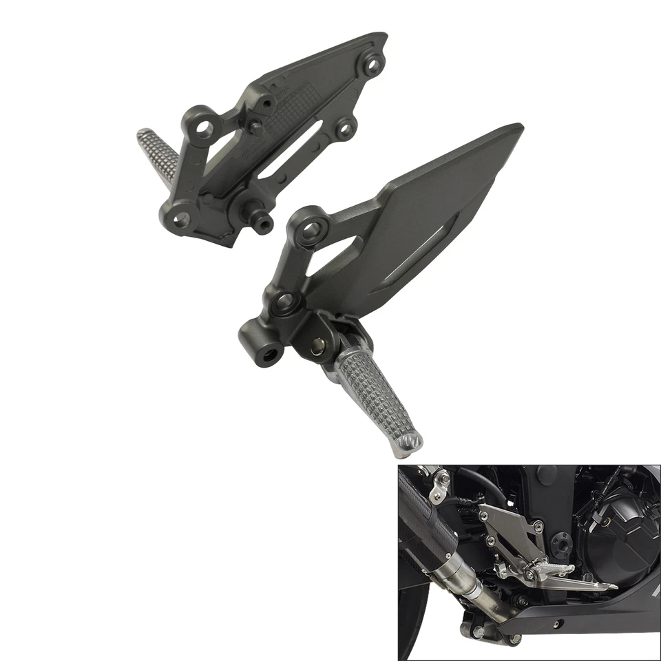 Кронштейн для подножки переднего водителя подходит для Kawasaki NINJA 300 EX300 2013-2017 - Изображение 4 из 4