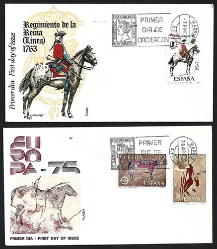 (AOP) Spain 1975 FDC collection (38)