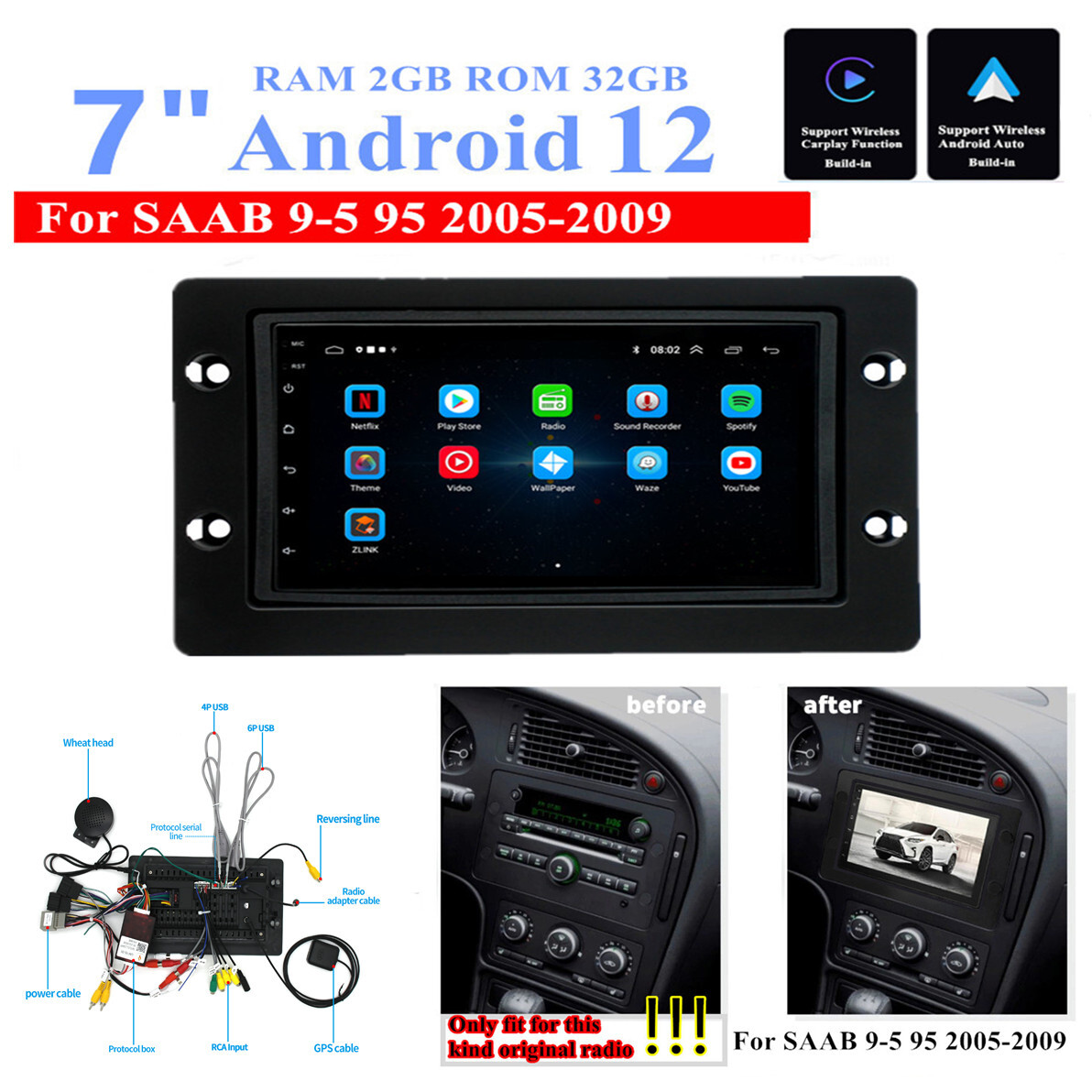ANDROID - p30 ２つ ABC Amazon.com: 2+64G Android Car Radio Stereo with Wireless