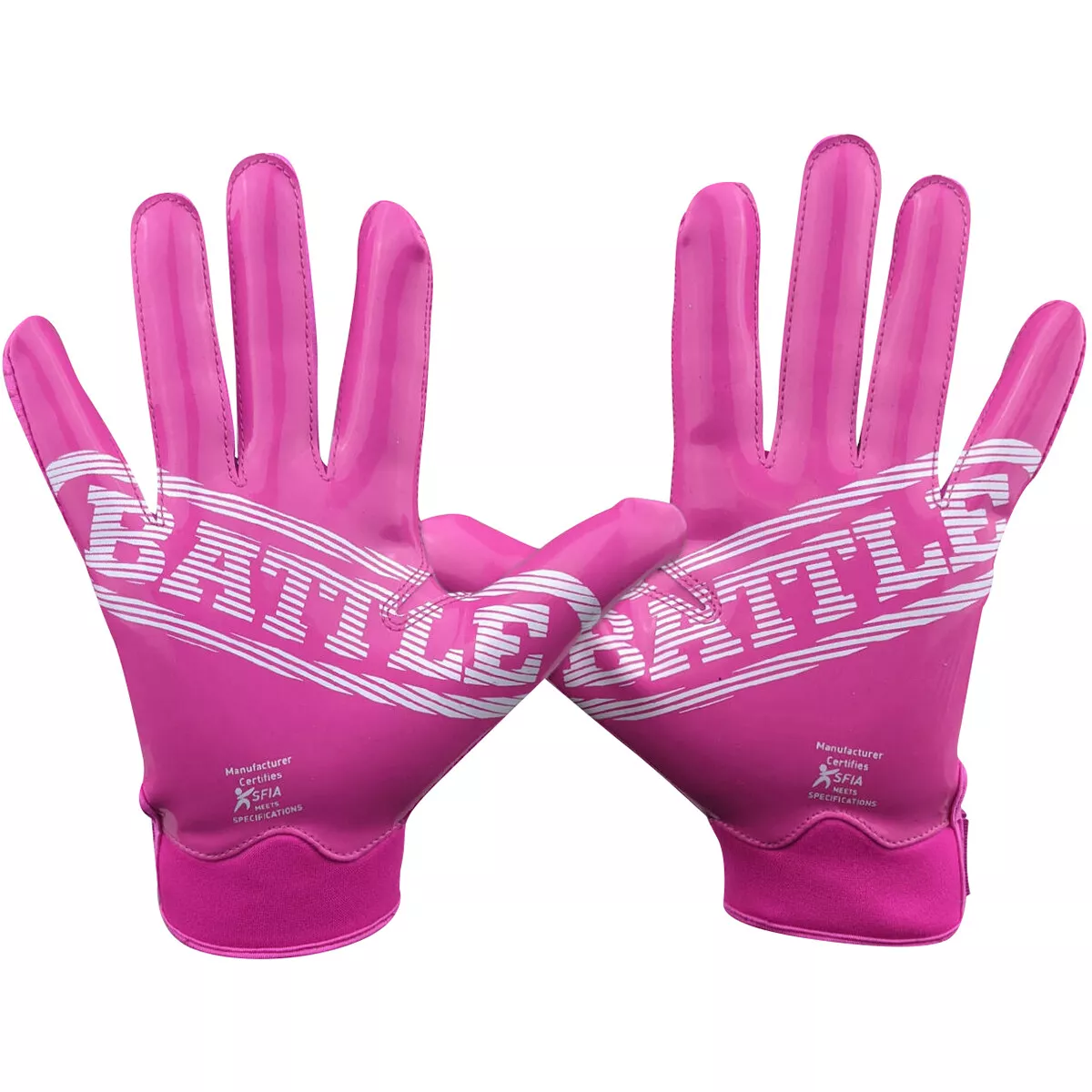 Pink lineman gloves deals